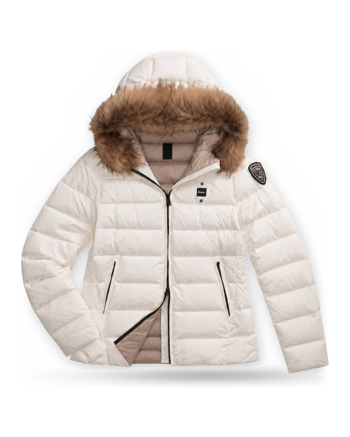 Giubbini Bambina Blauer - Arcadia Junior - Bianco Ottico