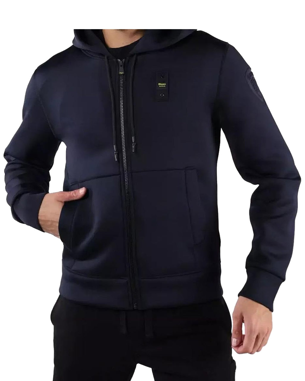 Felpe con cappuccio Uomo Blauer - Colby - Blu