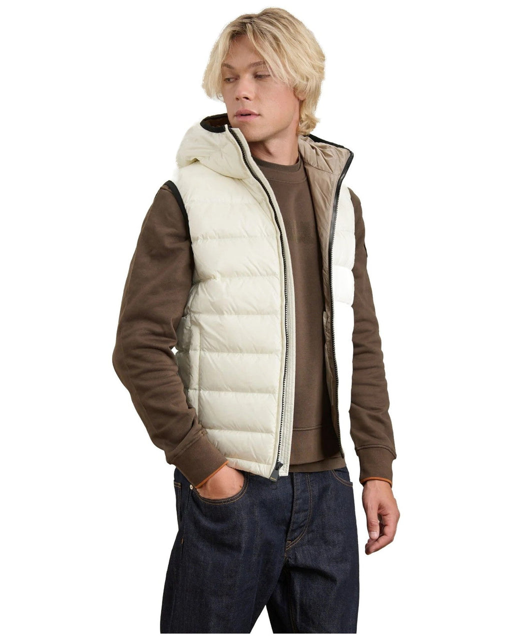 Gilet Uomo Blauer - Arden - Bianco Neve