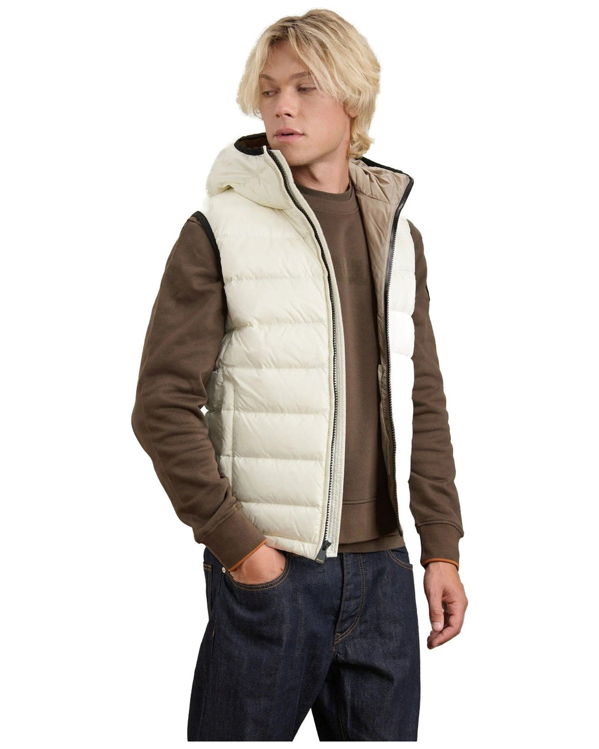 Gilet Uomo Blauer - Arden - Bianco Neve