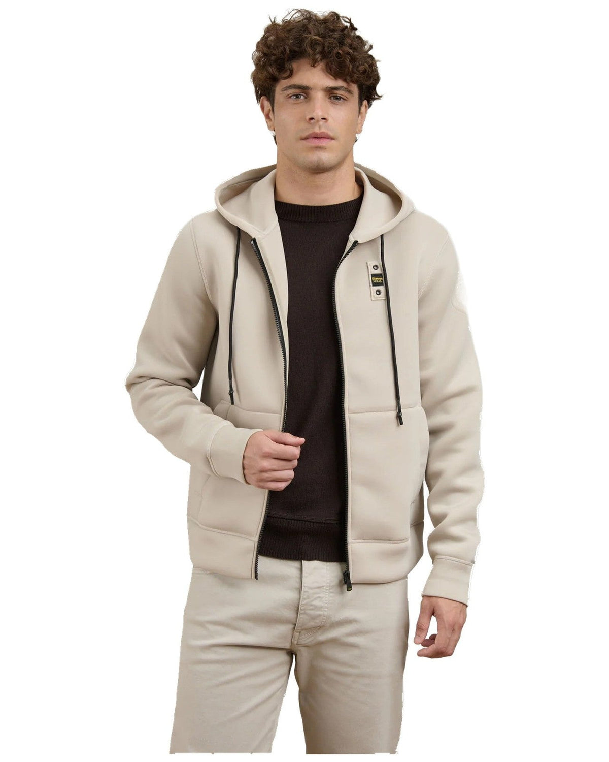 Felpe con cappuccio Uomo Blauer - Colby - Grigio Nebbia