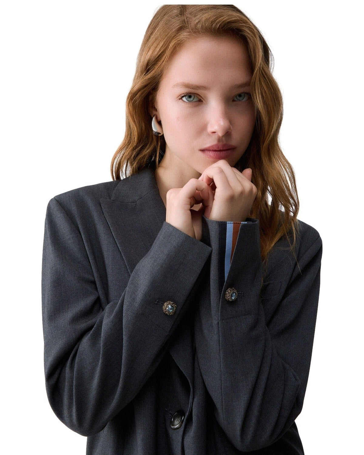 Giacche Donna Liu Jo - Blazer Flanella - Grigio