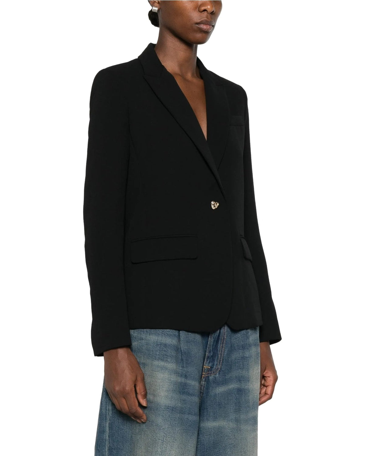 Giacche da abito e blazer Donna Twinset - Blazer Monopetto - Nero