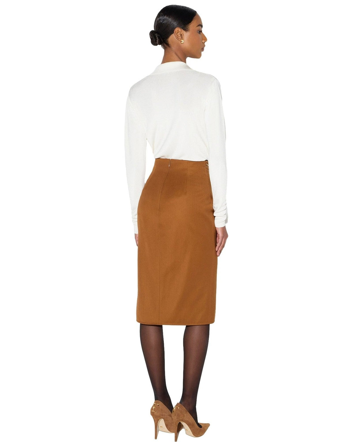Body Donna Elisabetta Franchi - Body tricot BK03S66E2 - Avorio