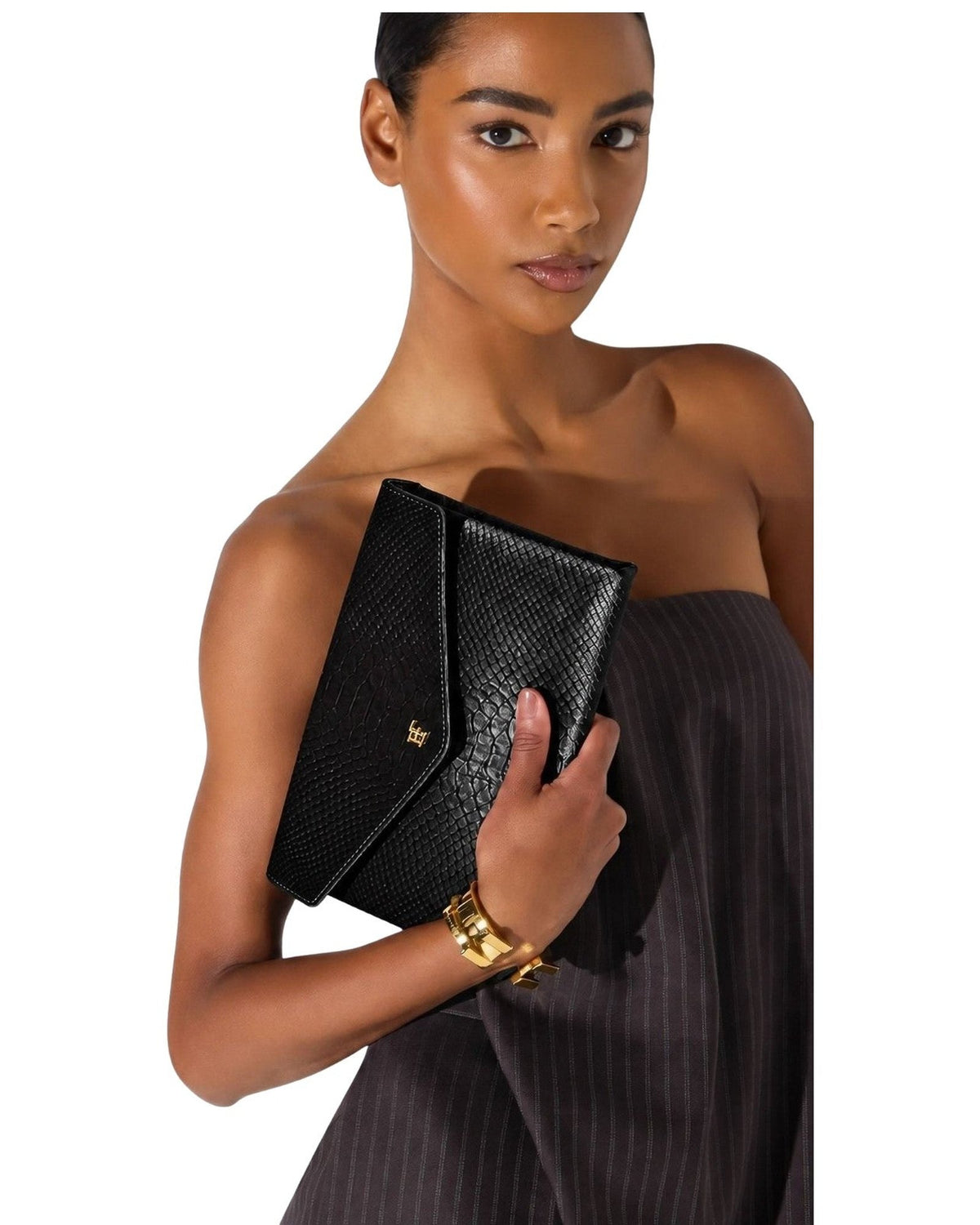 Pochette e Clutch Donna Elisabetta Franchi - Borsa BS27A67E2 - Nero