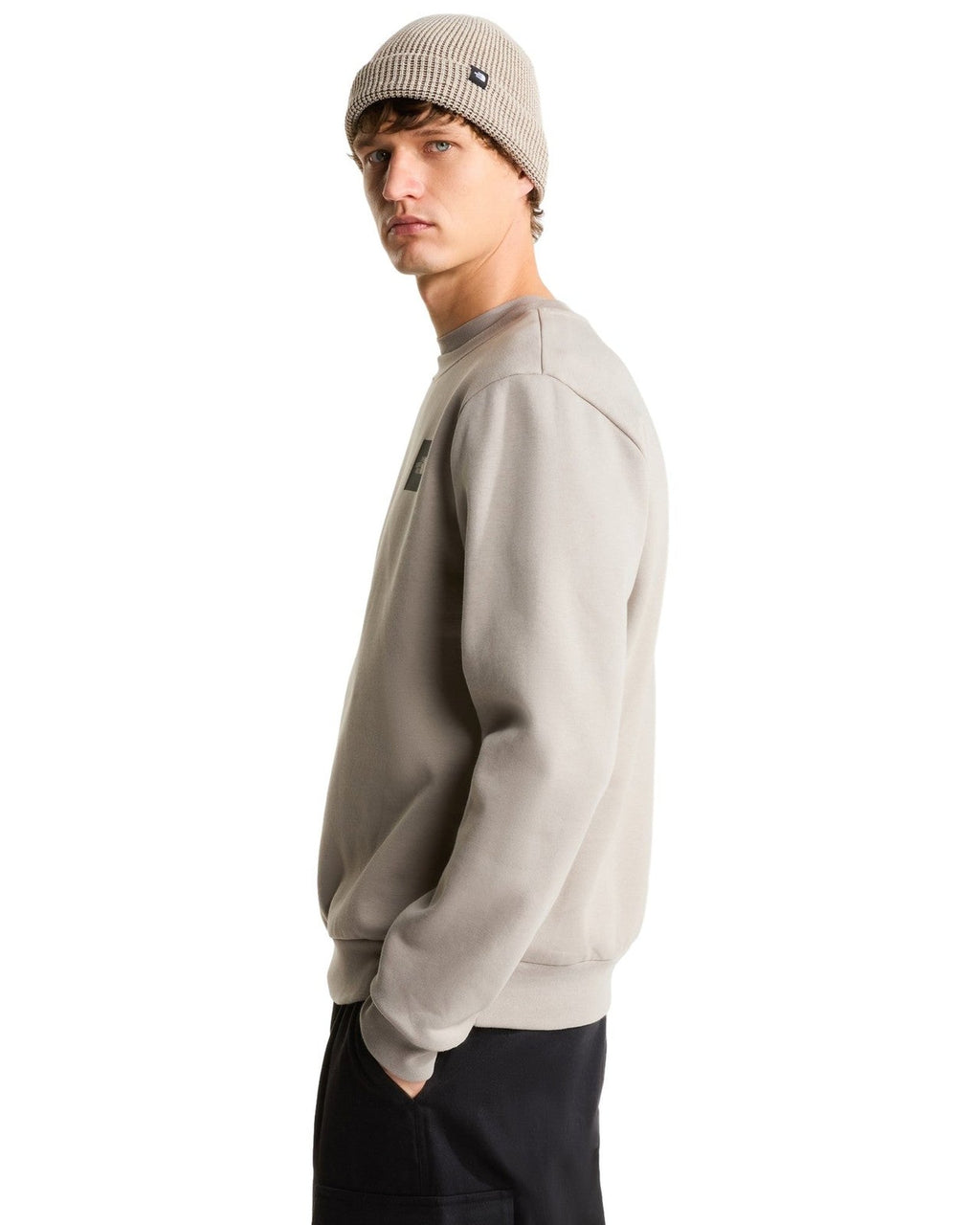 Felpe senza cappuccio Uomo The North Face - Box Half Dome Regular Crew - Grigio