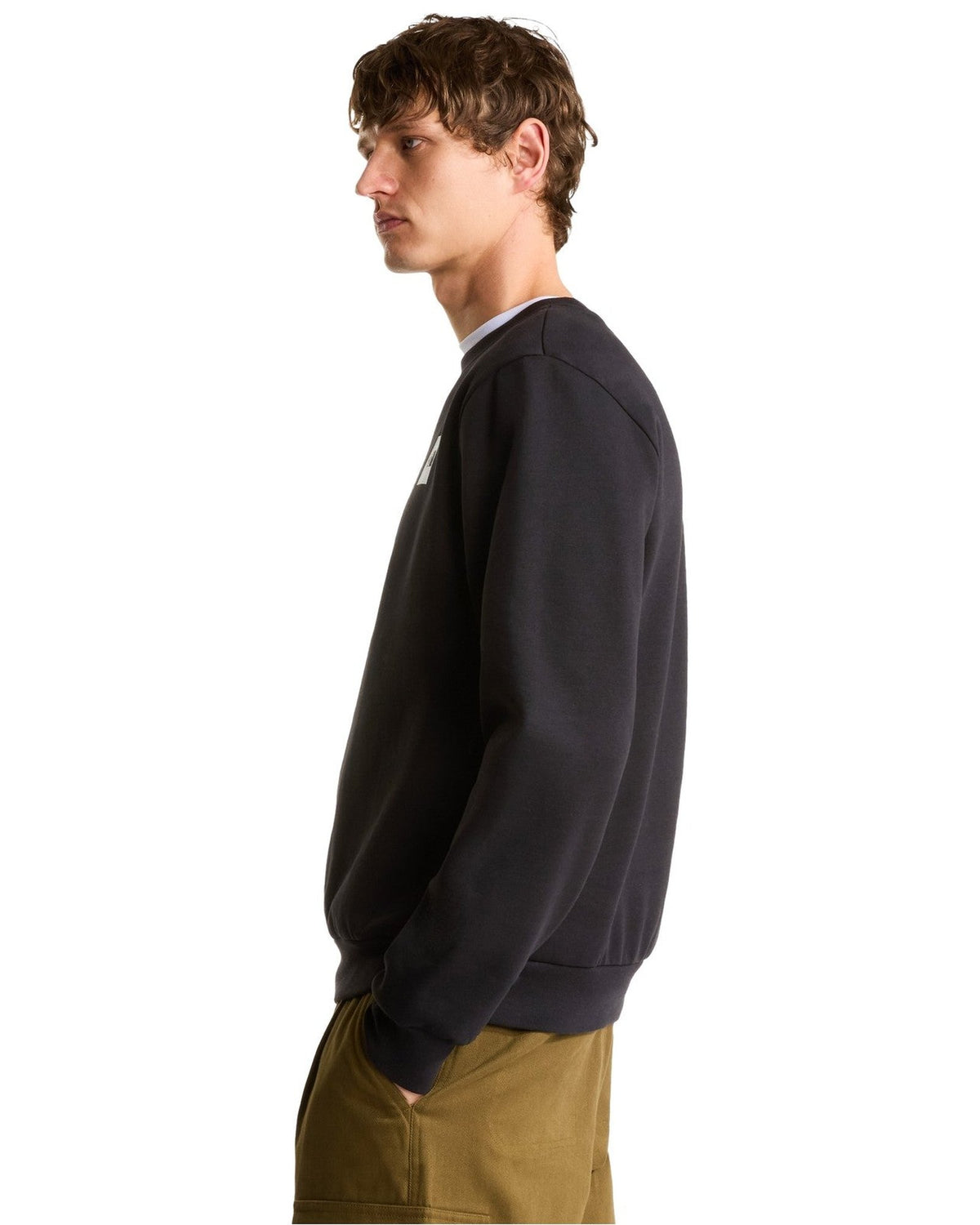 Felpe senza cappuccio Uomo The North Face - Box Half Dome Regular Crew - Nero