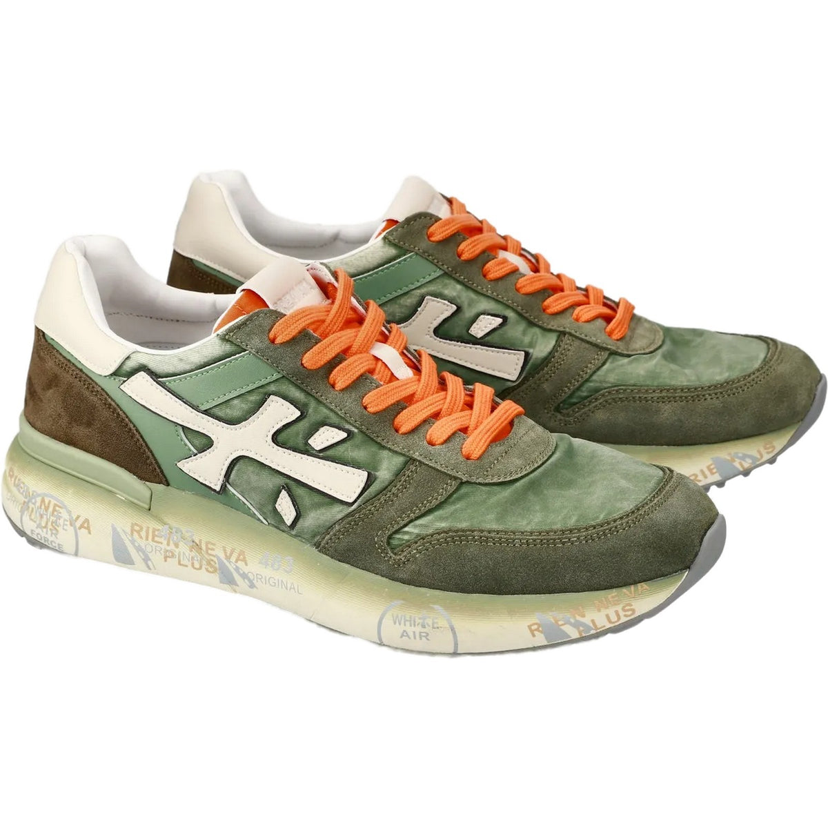Sneaker Uomo Premiata - Mick - Verde-Gianni Foti