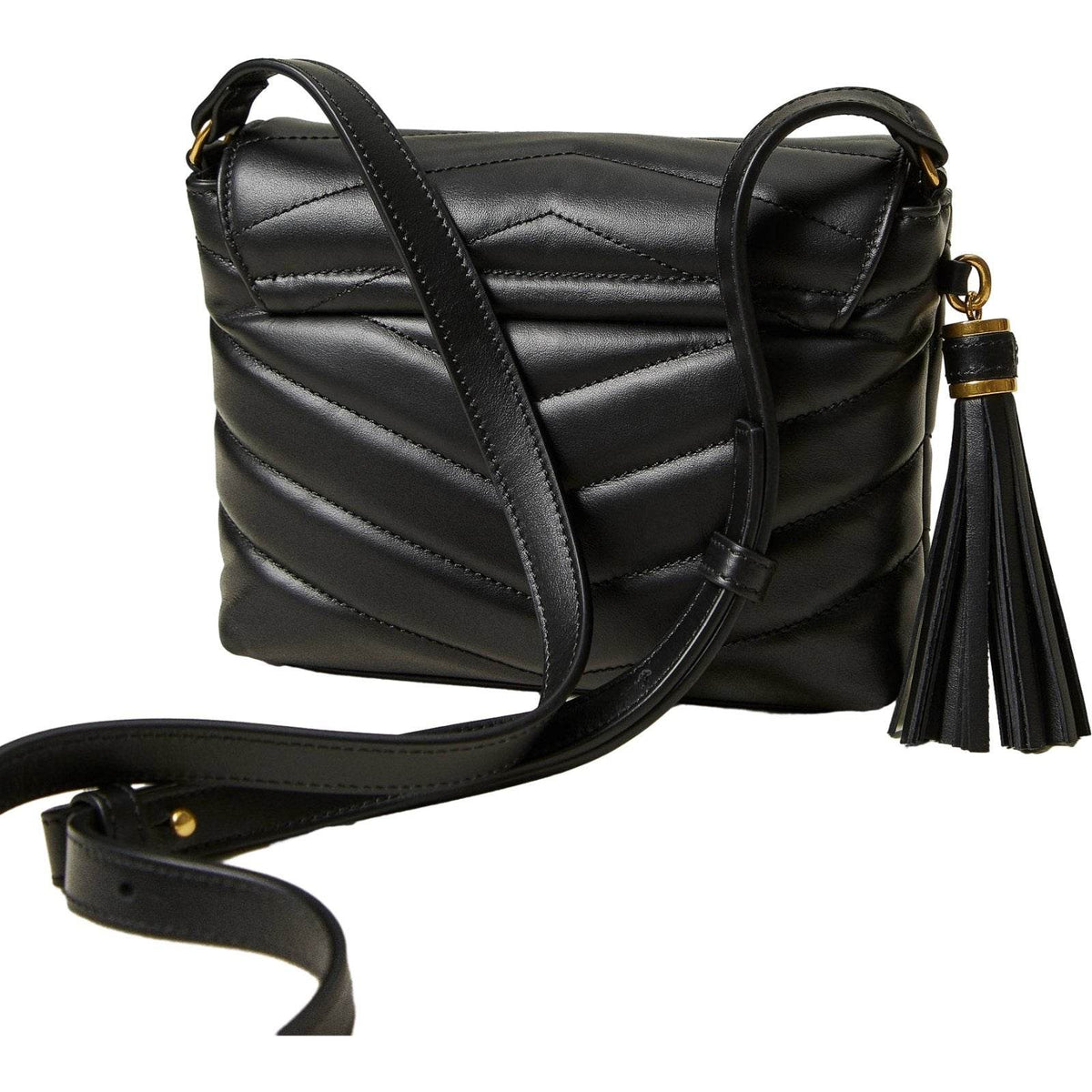 Borse a tracolla Donna Twinset - Tracolla Piccola Trapuntata In Pelle - Nero