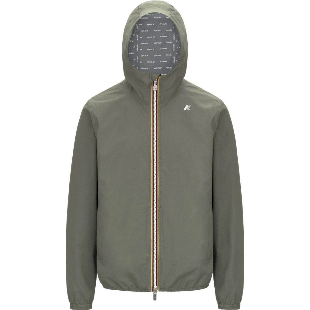 Giubbotti Uomo K-Way - Jack Eco Stretch Dot - Verde-Gianni Foti
