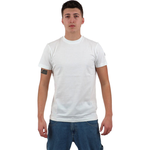 Męska koszulka Colmar – koszulka z krótkim rękawem w miękkiej pikiecie – biała
