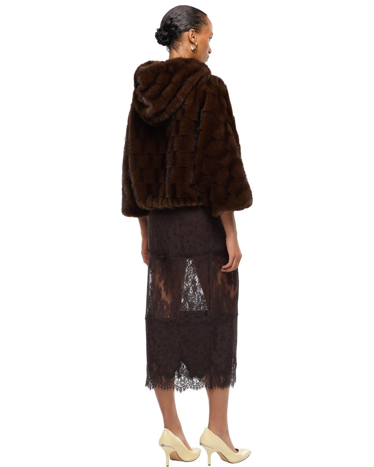 Pellicce Donna Pinko - Cadetia Cappa Aspen Aspetto Vi - Marrone