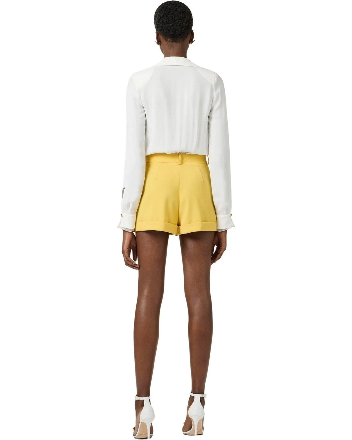 Camicie Donna Elisabetta Franchi - Camicia a body - Avorio