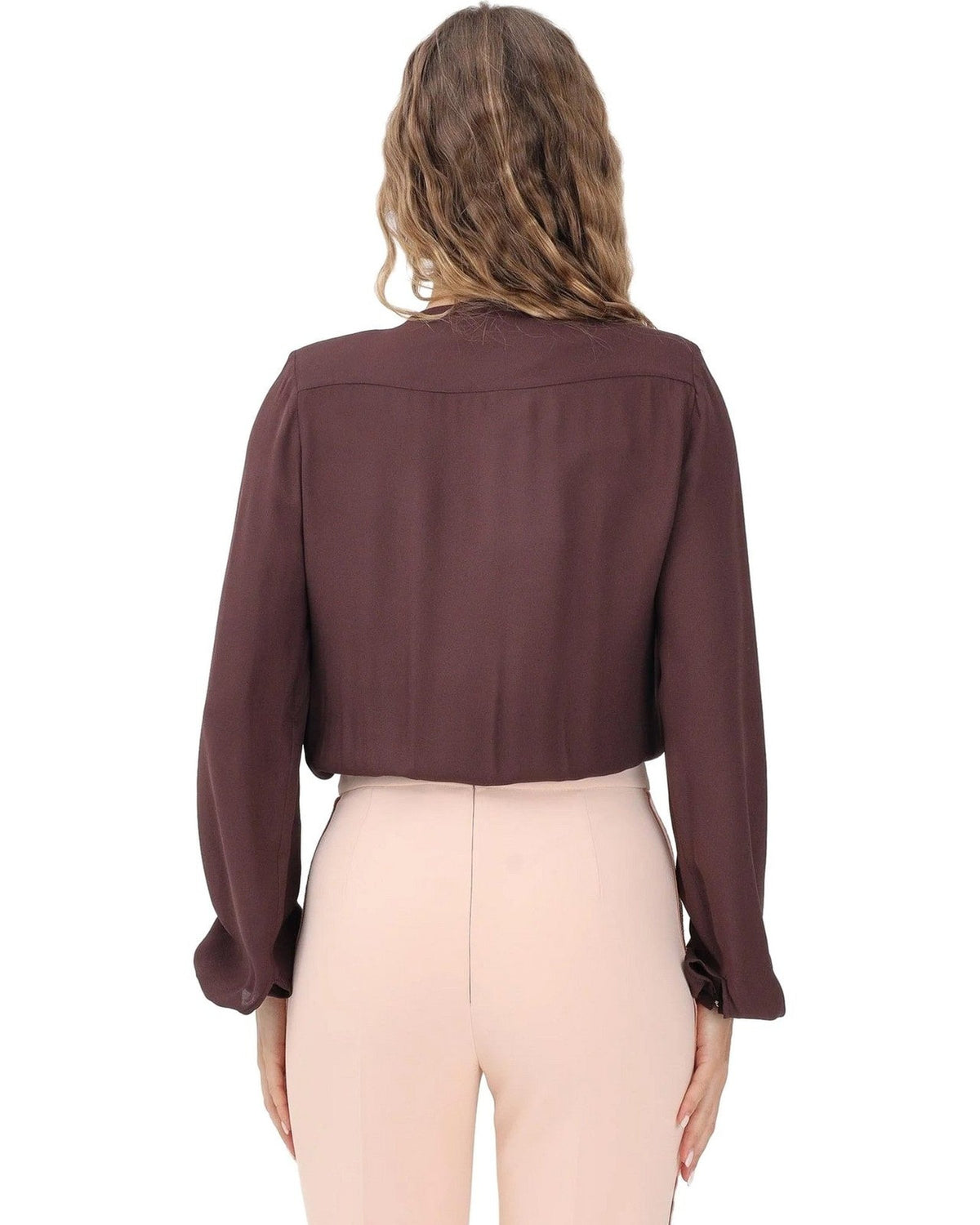 Bluse e camicie Donna Elisabetta Franchi - Camicia a body - Bordeaux