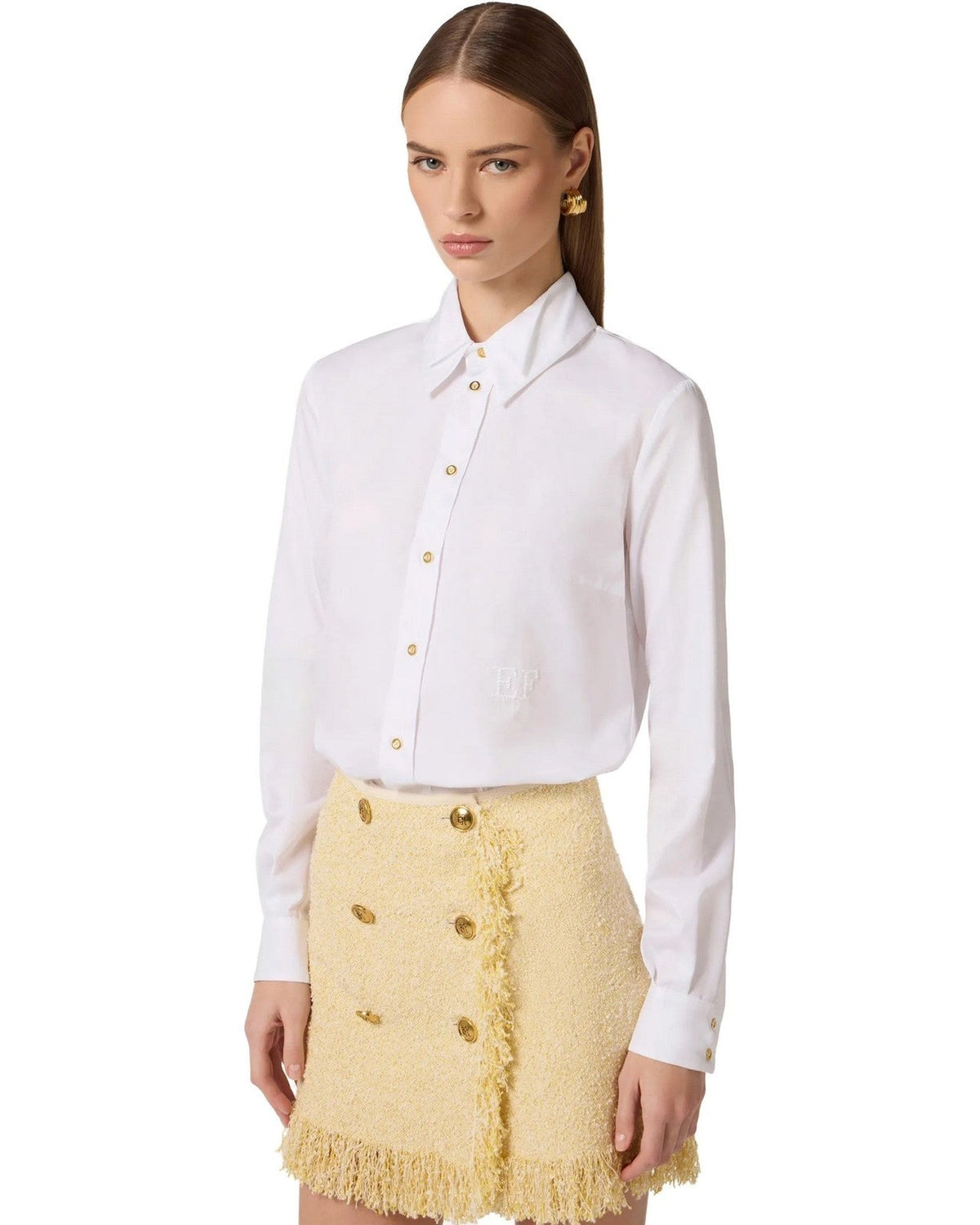 Camicie Donna Elisabetta Franchi - Camicia - Bianco