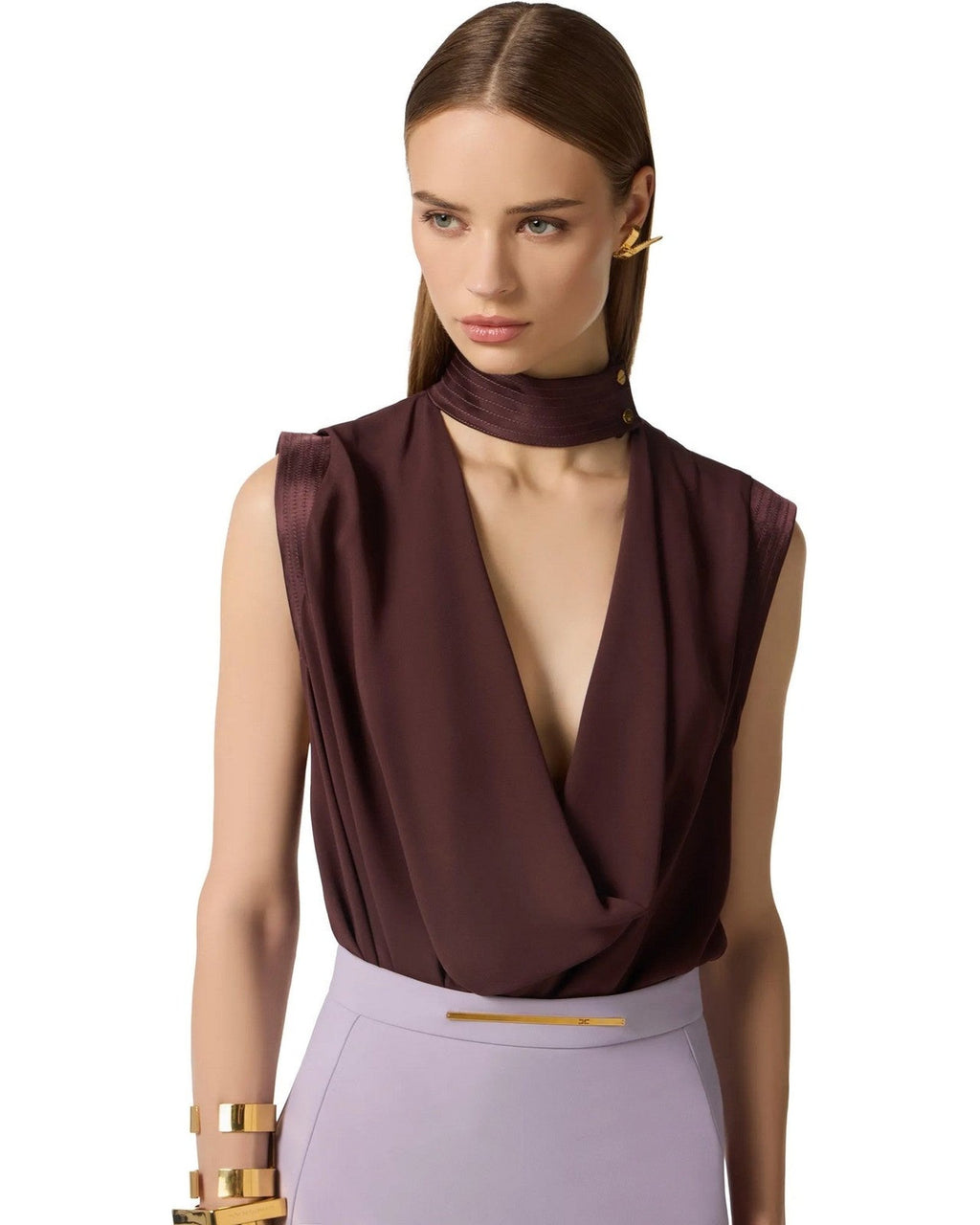 Camicie Donna Elisabetta Franchi - Camicia - Bordeaux