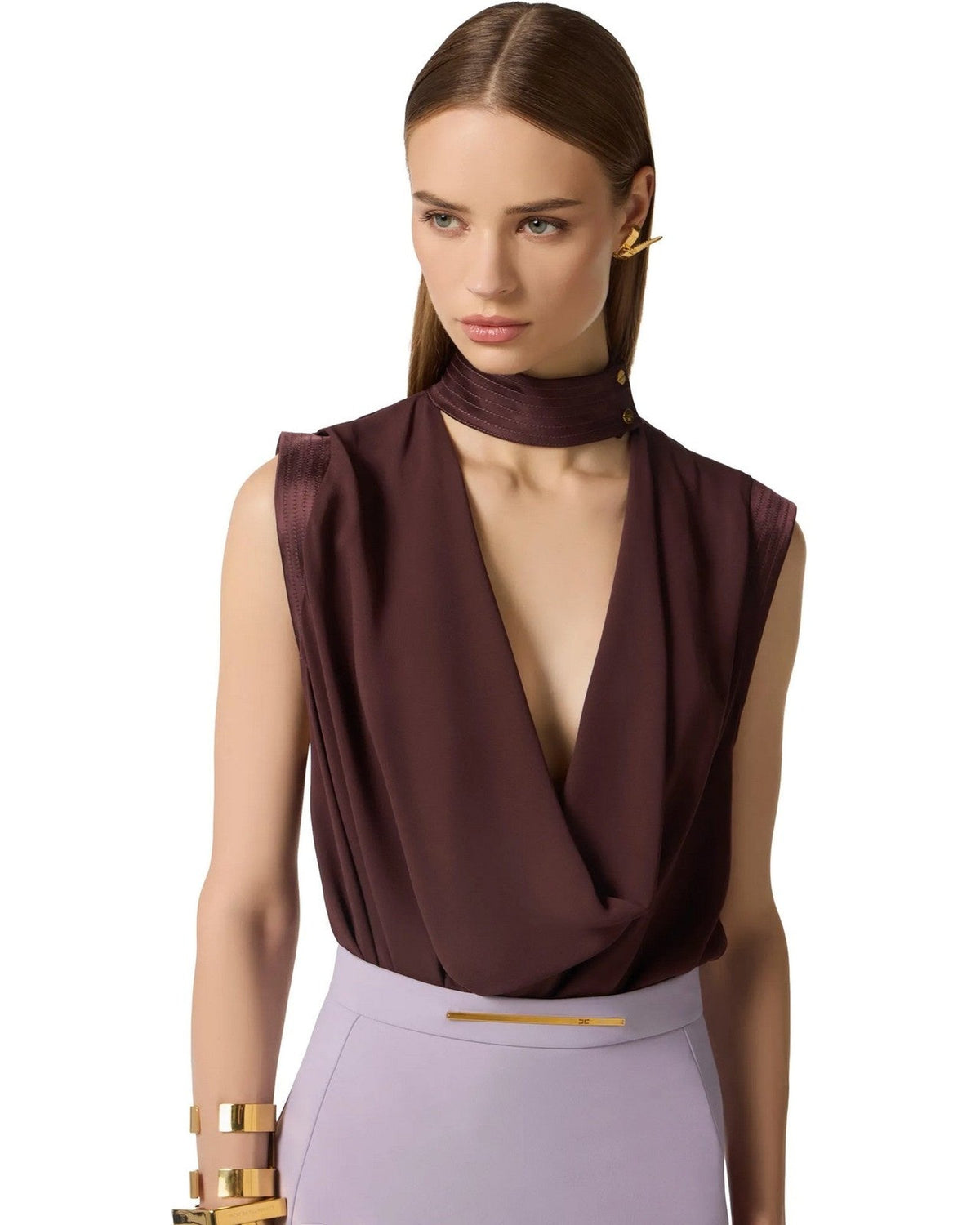 Camicie Donna Elisabetta Franchi - Camicia - Bordeaux