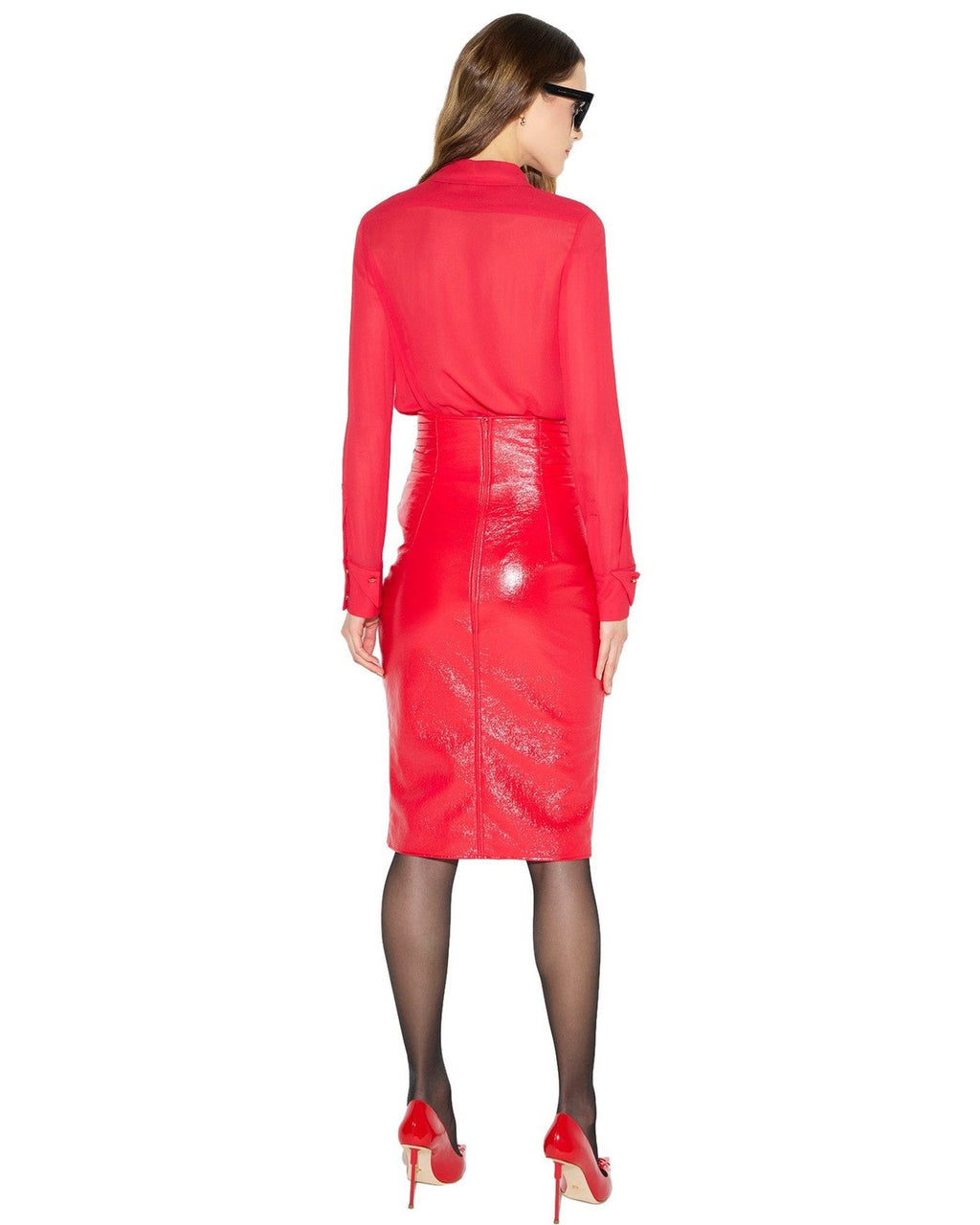 Camicie Donna Elisabetta Franchi - Camicia CA19466E2 - Rosso