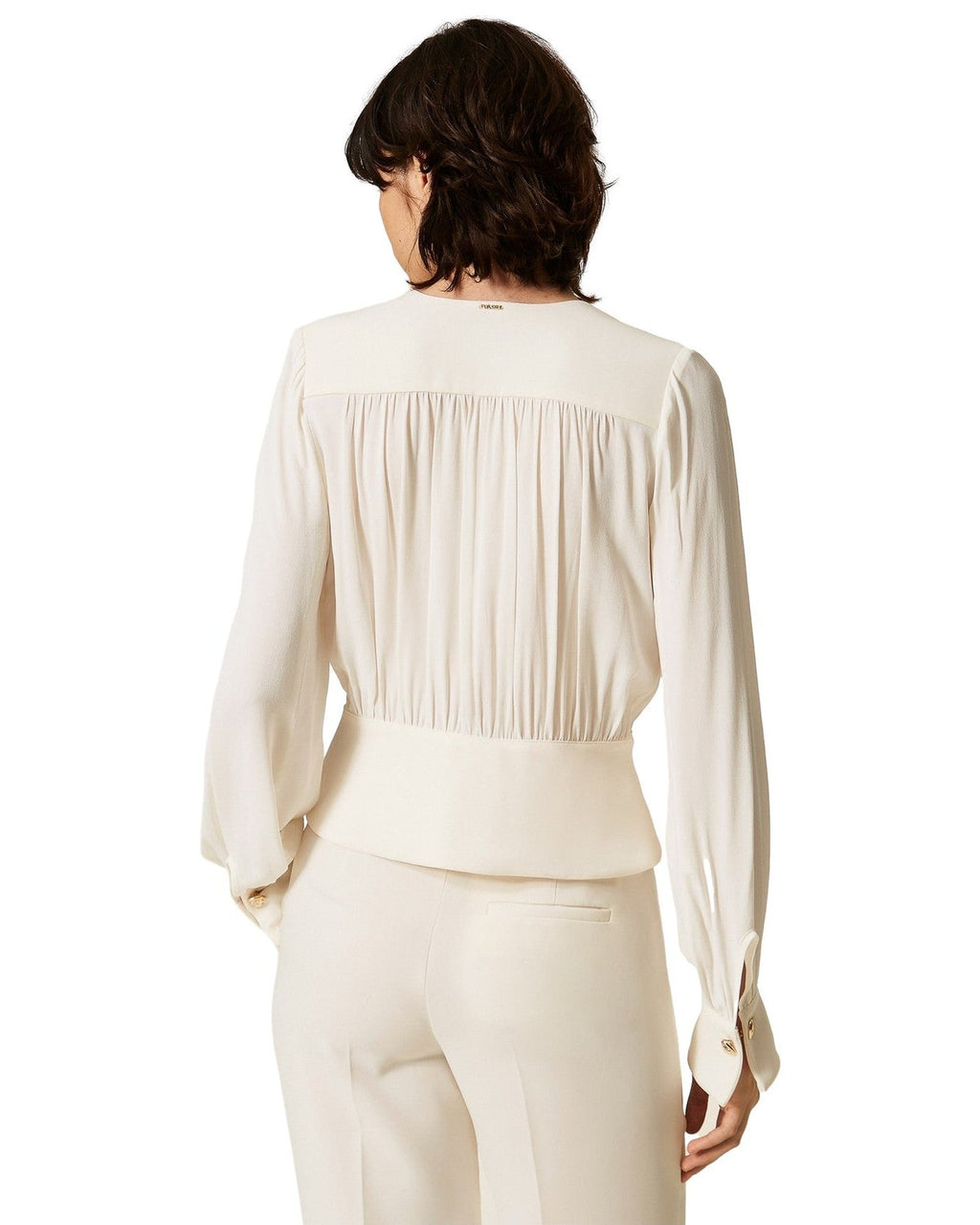 Bluse e camicie Donna Twinset - Camicia M/L 262TP2434 - Panna