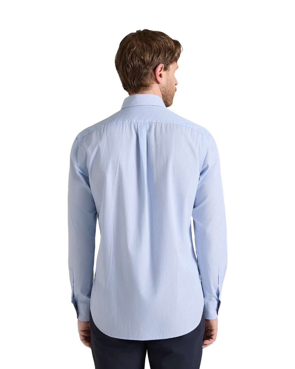Camicie casual Uomo Harmont & Blaine - Camicia Microriga Tinto Filo CRR074013435B - Azzurro