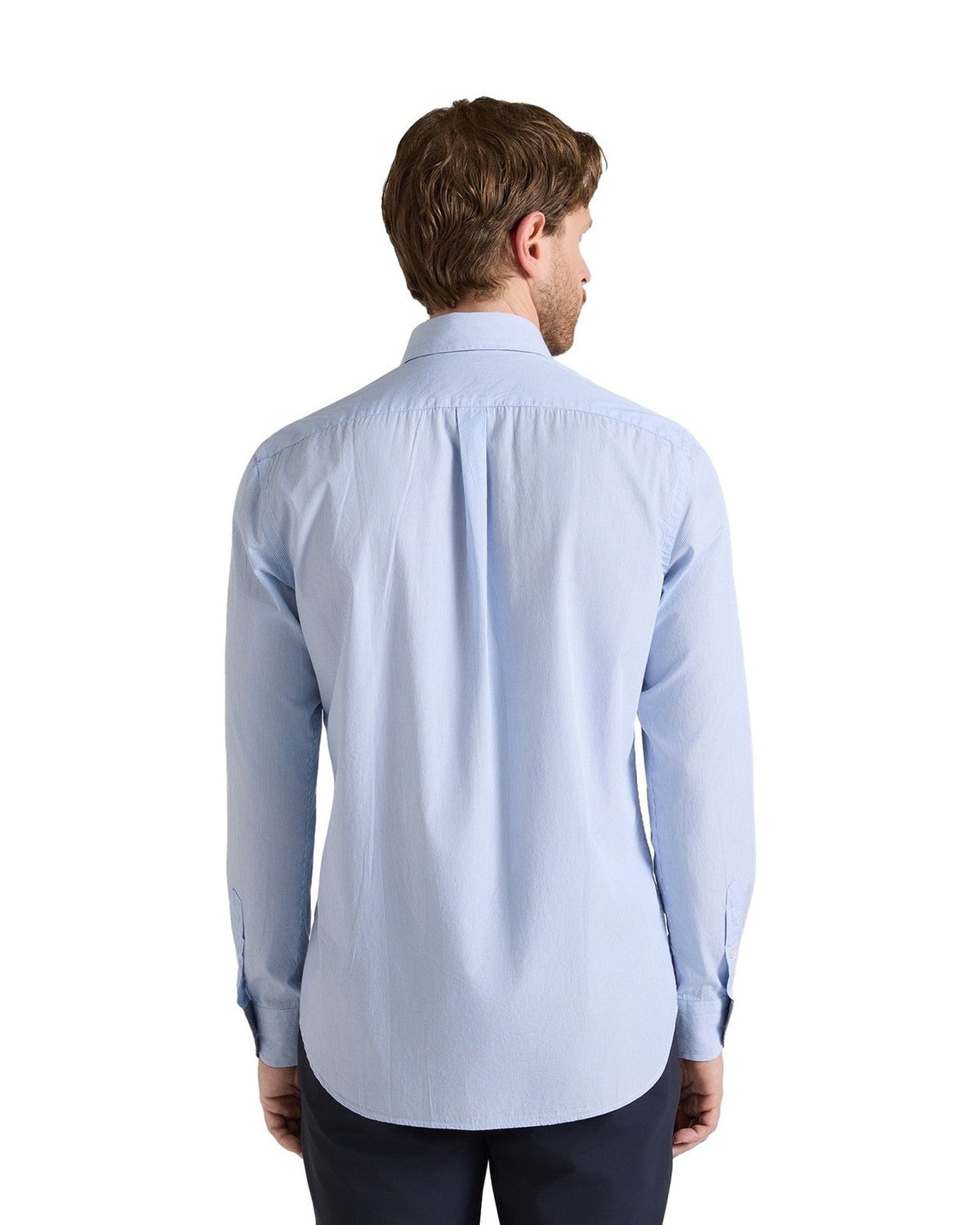 Camicie casual Uomo Harmont & Blaine - Camicia Microriga Tinto Filo CRR074013435B - Azzurro