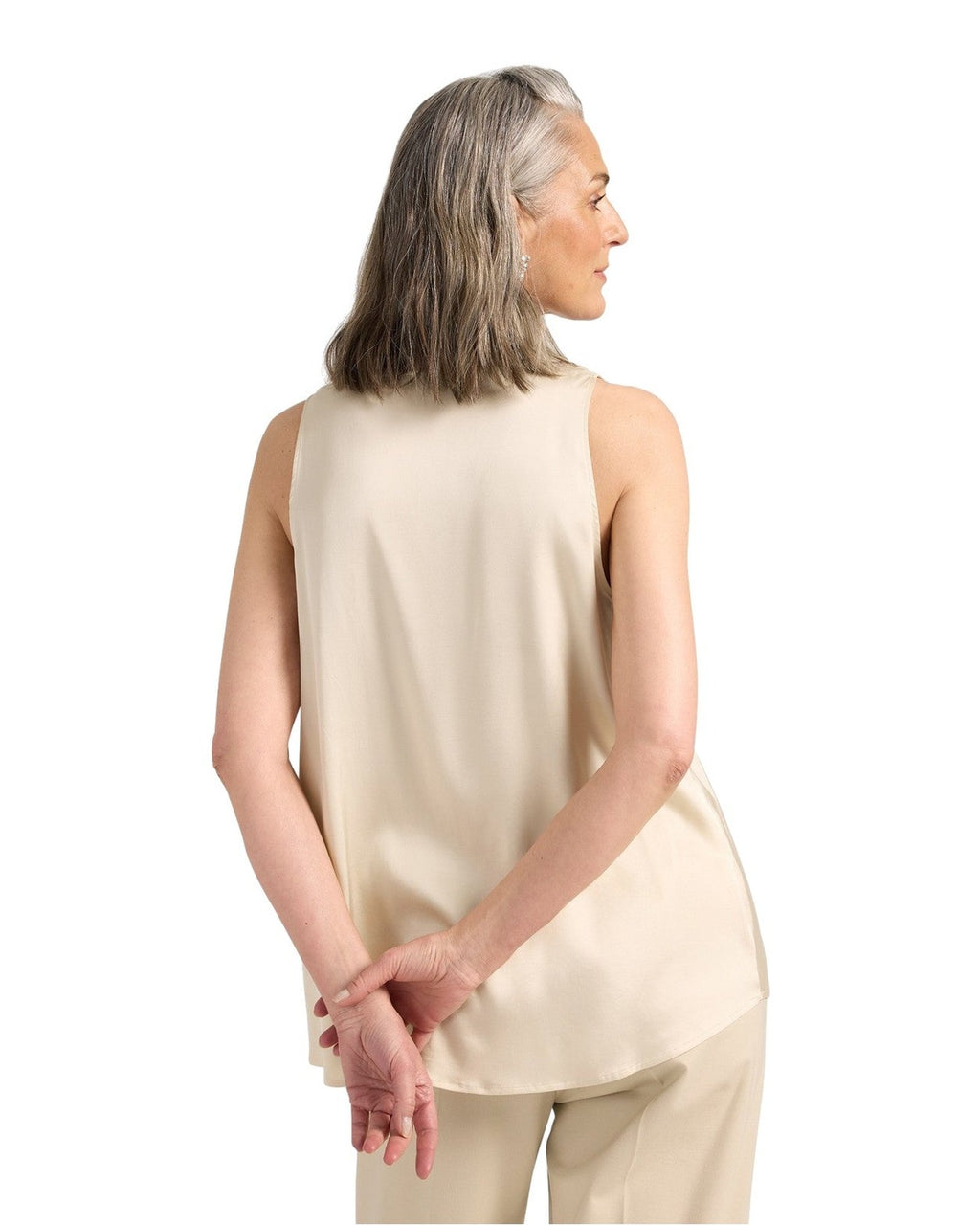Canotte e top Donna Elena Mirò - Canotta D001P0 - Beige