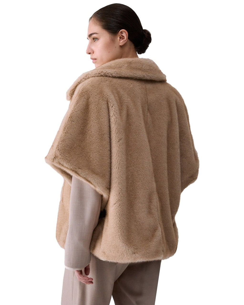 Giacconi Donna Liu Jo - Cappa In Ecopelo Sintetico - Beige