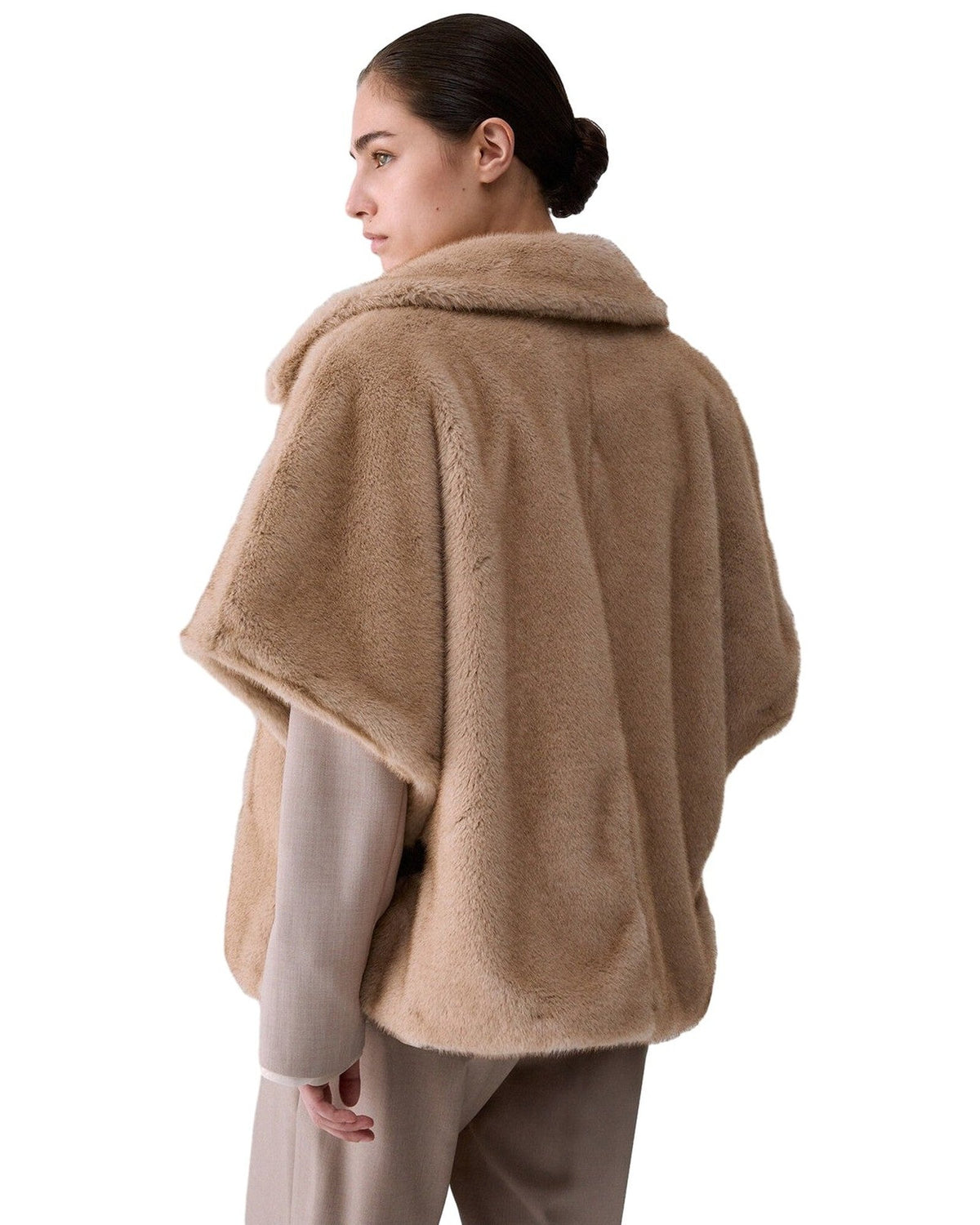 Giacconi Donna Liu Jo - Cappa In Ecopelo Sintetico - Beige