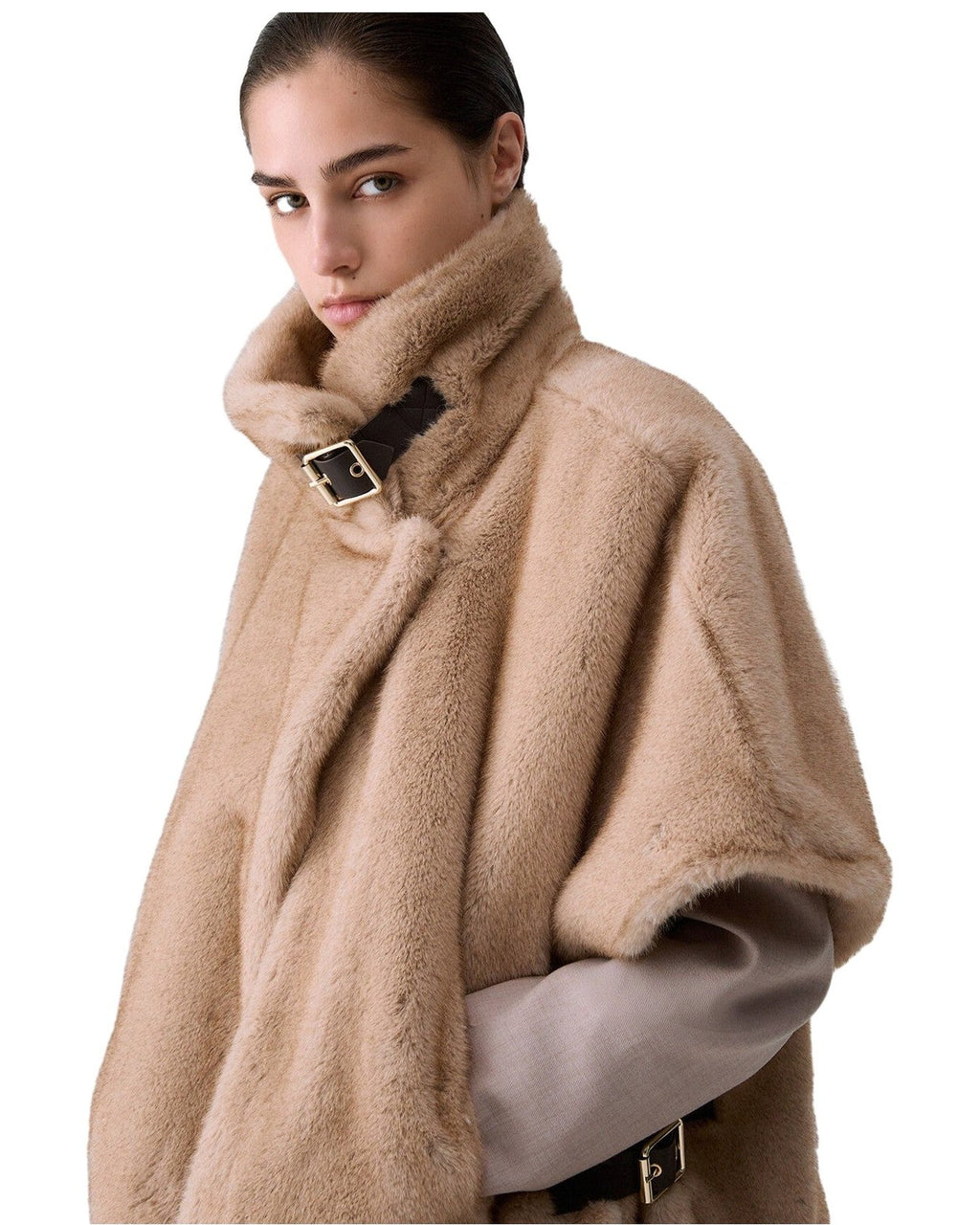 Giacconi Donna Liu Jo - Cappa In Ecopelo Sintetico - Beige