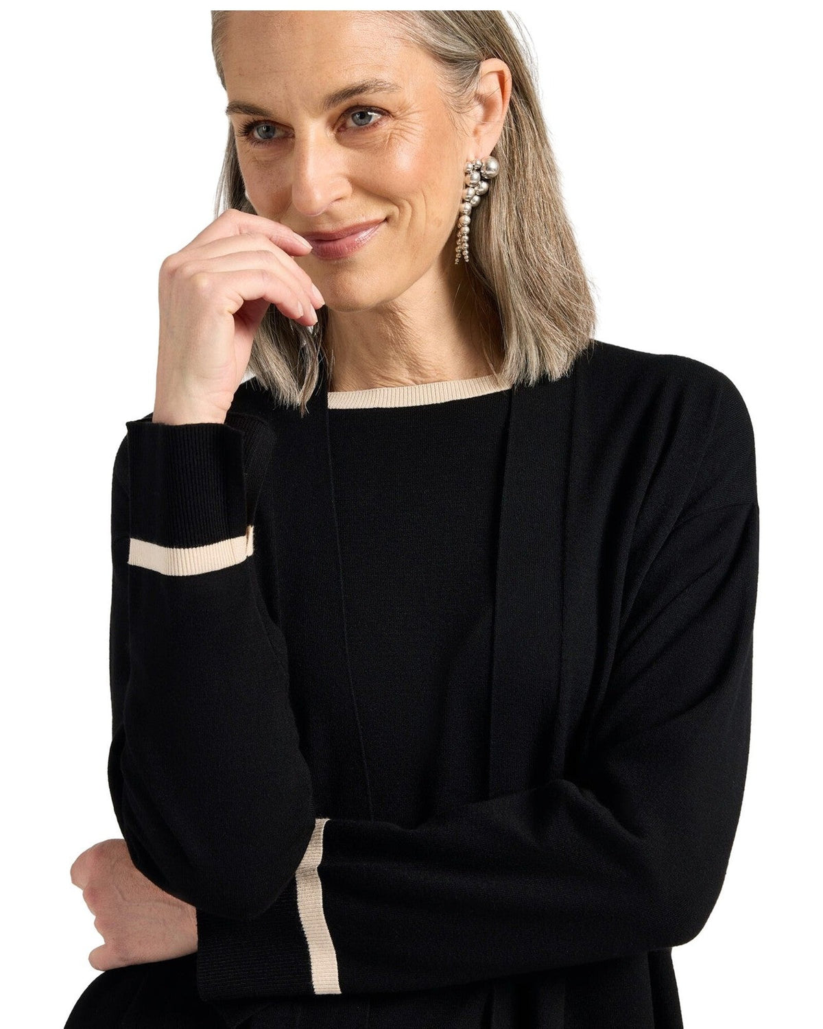 Cardigan Donna Elena Mirò - Cardigan M037Z0 - Nero