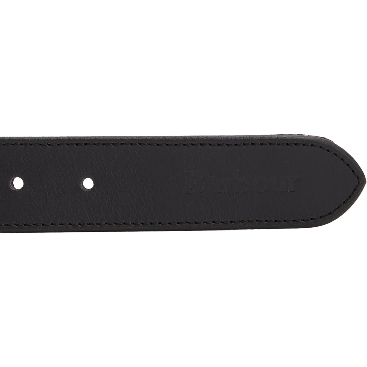 Cinture Uomo Barbour - Reversible Tartan Leather Belt - Nero