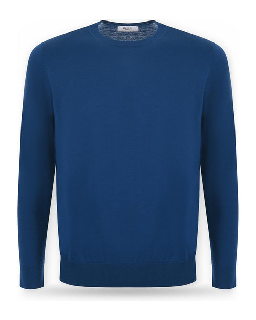 Maglioni Uomo Claq - G/C F. 14 100% Merinos Superfin CQ9200001 - Denim