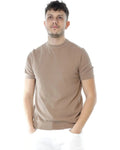 Maglie Uomo Claq - G/C F. 14 100% Cotone Giza Pun - Tortora