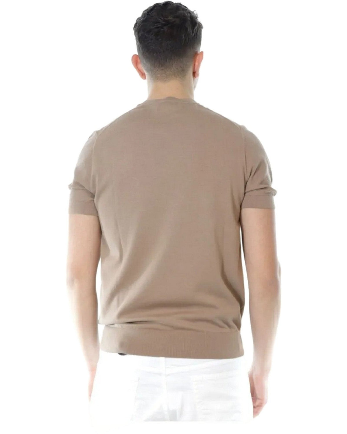 Maglie Uomo Claq - G/C F. 14 100% Cotone Giza Pun - Tortora