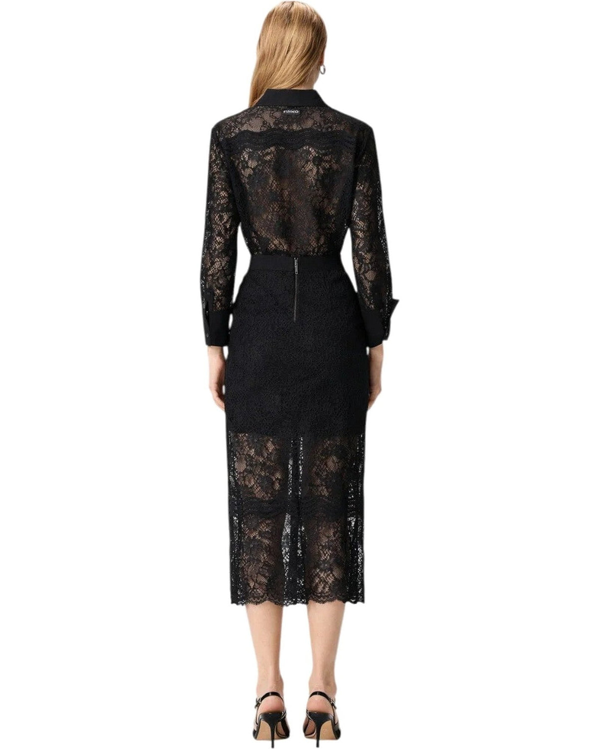 Bluse e camicie Donna Pinko - Coline Camicia Pizzo Rebrode - Nero