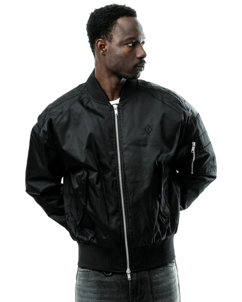 Giubbotti Uomo County of Milan - Nylon Bomber Man F6CMMABO008 - Nero