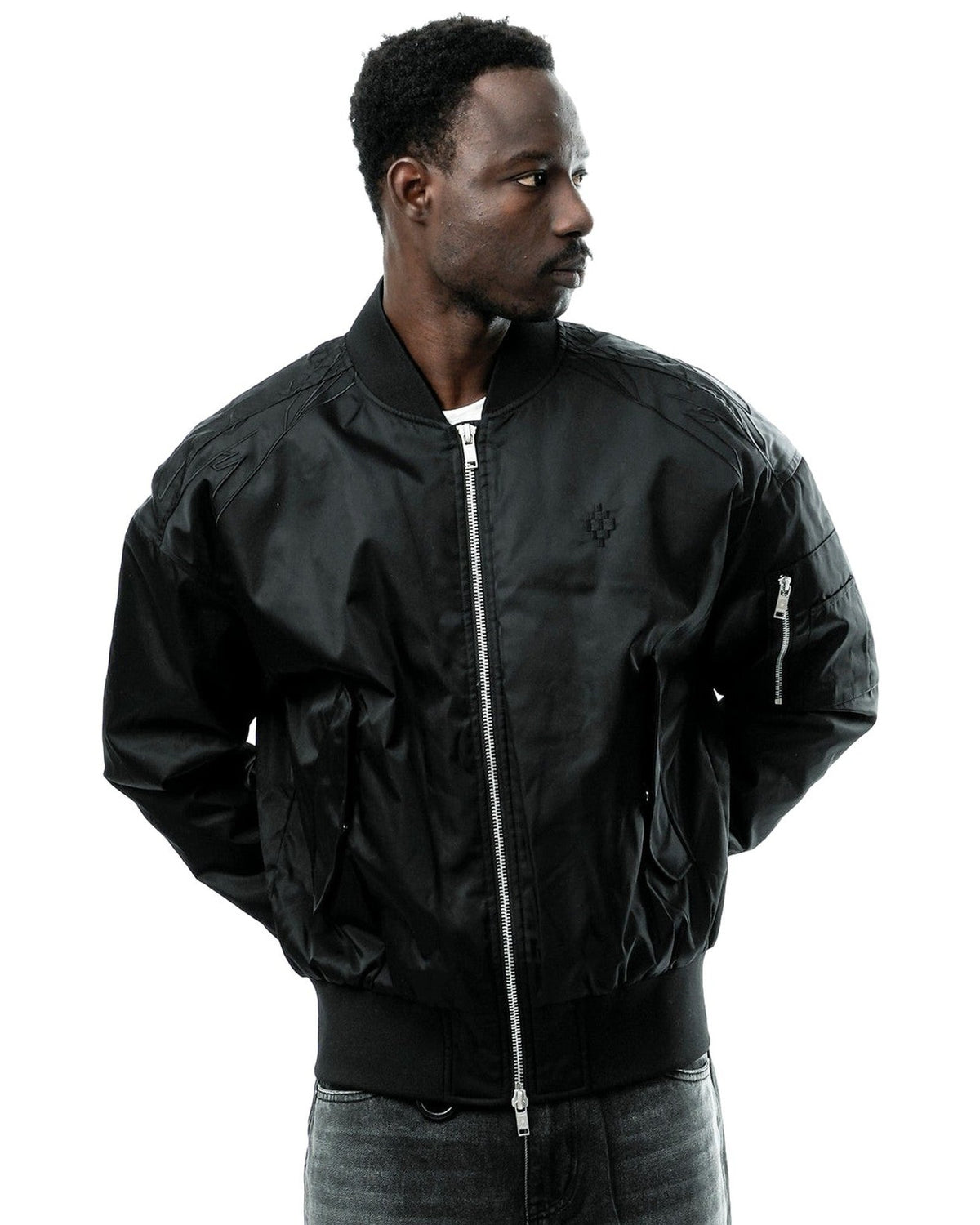 Giubbotti Uomo County of Milan - Nylon Bomber Man F6CMMABO008 - Nero