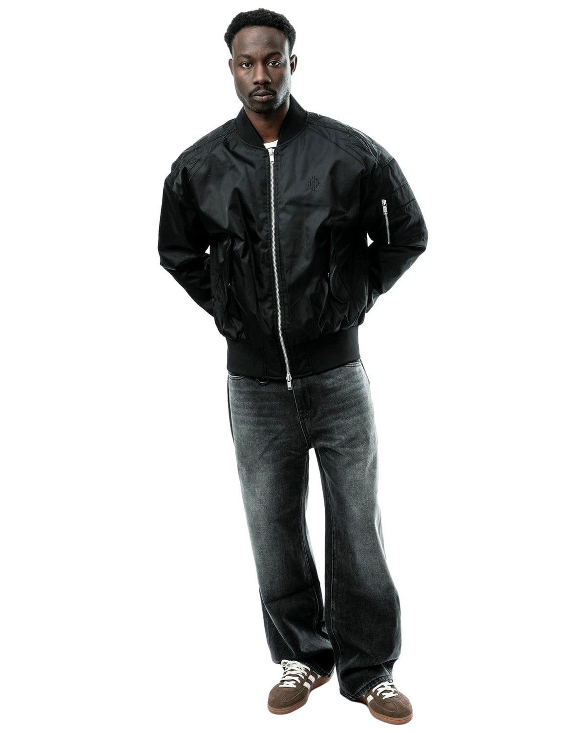 Giubbotti Uomo County of Milan - Nylon Bomber Man F6CMMABO008 - Nero