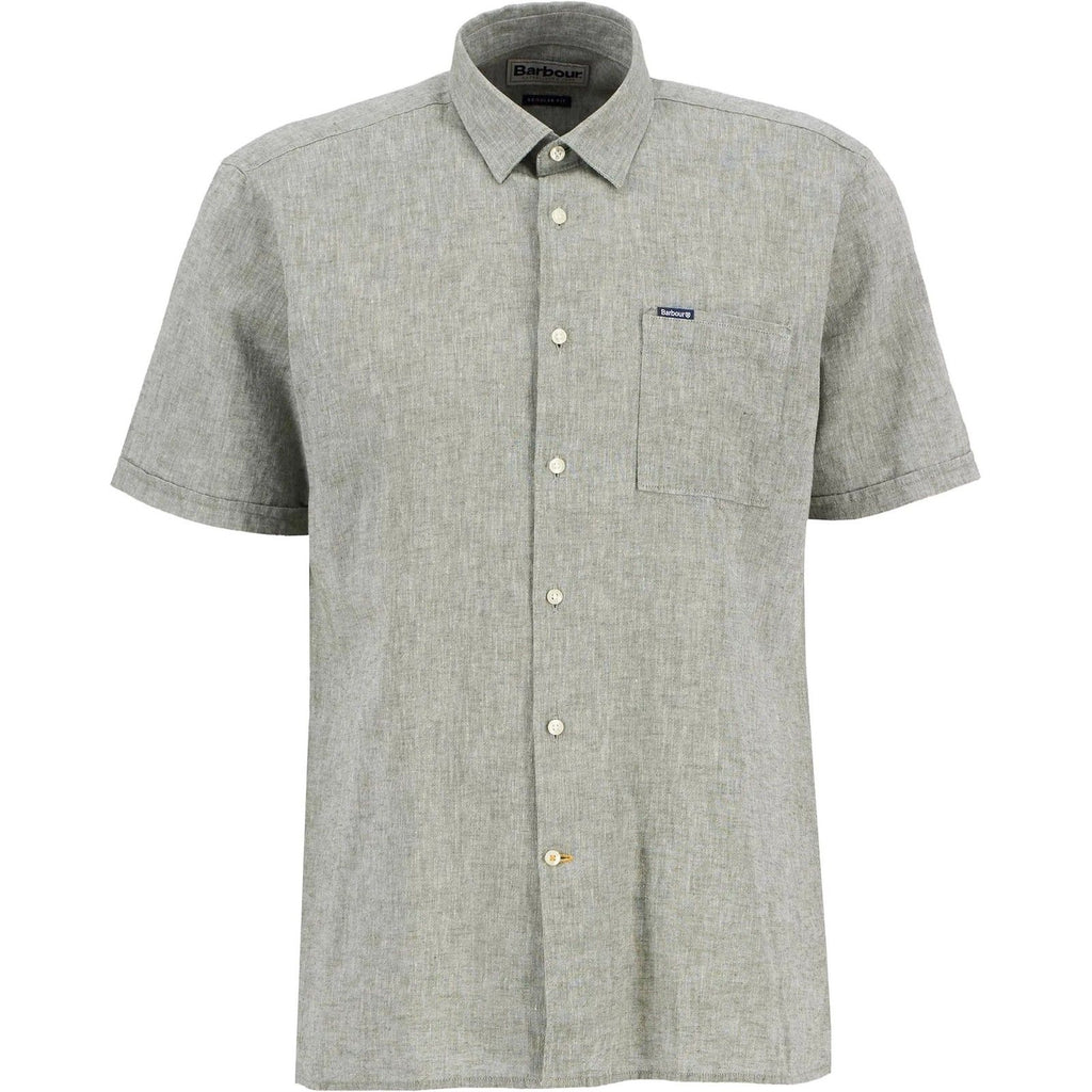 Camicie casual Uomo Barbour - Nelson S/S Summer Fit Shirt - Verde
