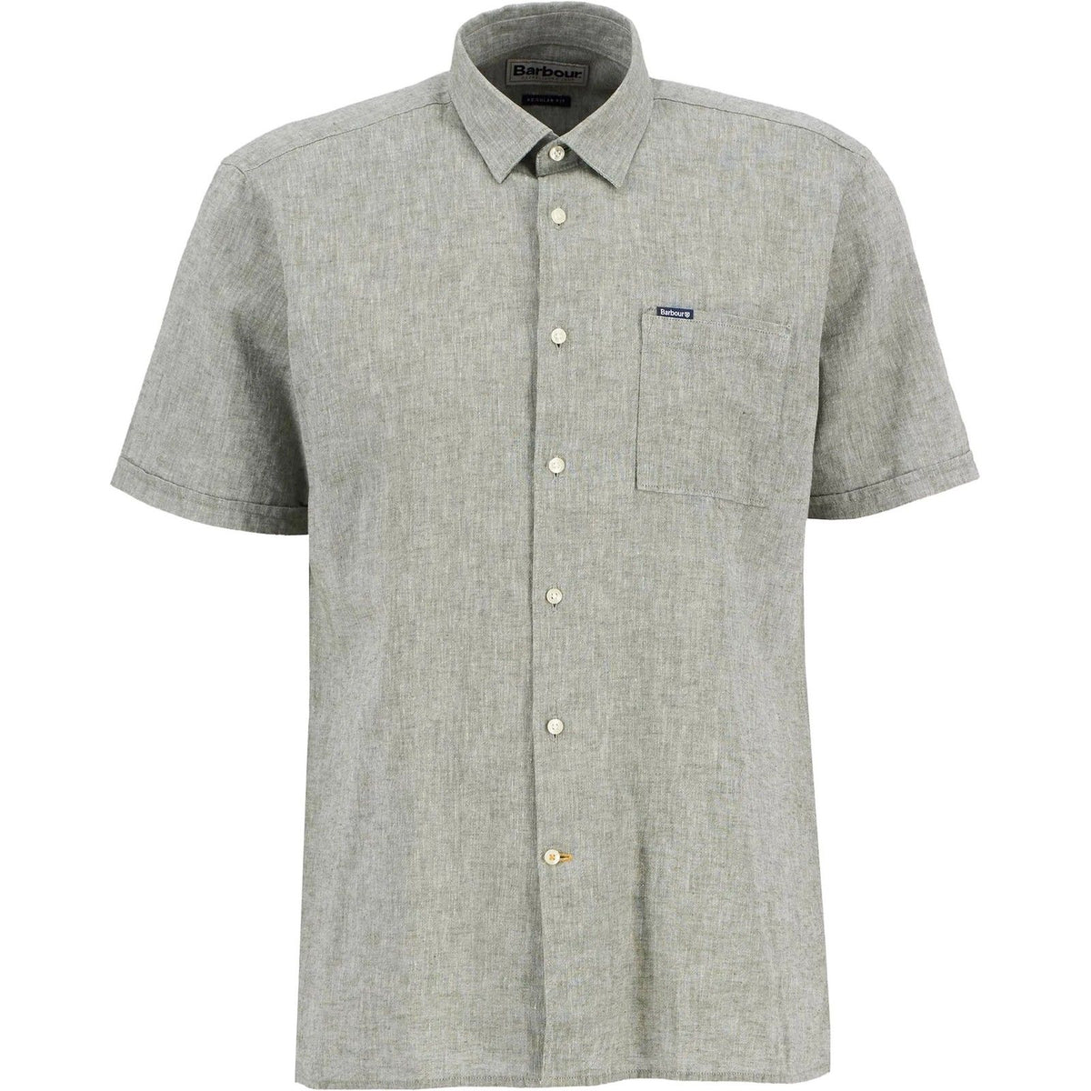 Camicie casual Uomo Barbour - Nelson S/S Summer Fit Shirt - Verde