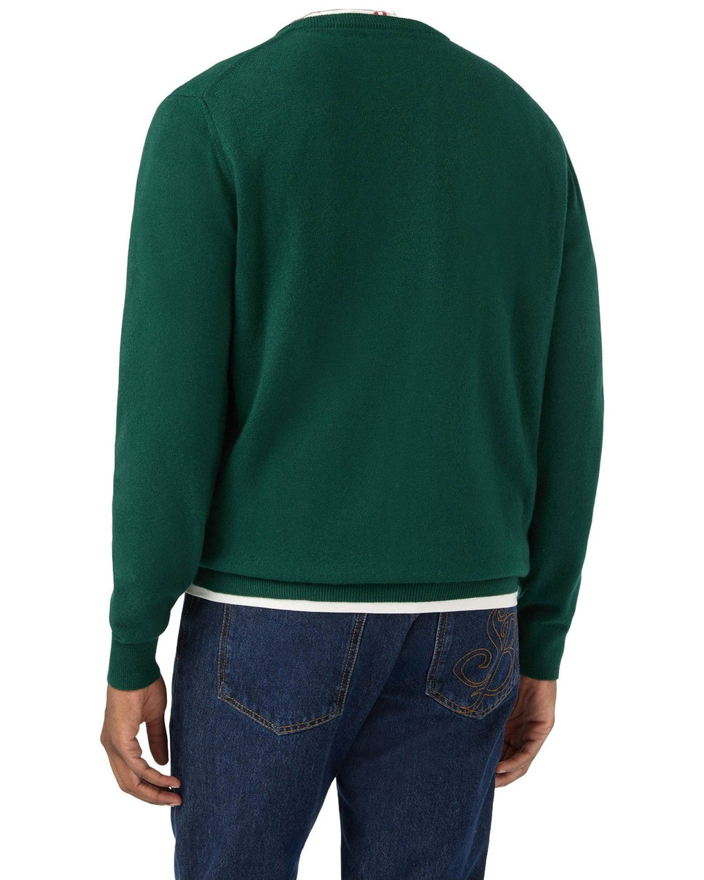 Maglioni Uomo Mc2 Saint Barth - Crew Neck Light Sweater Amica Chips Provate 51 - Verde