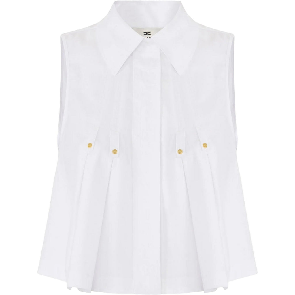 Camicie Donna Elisabetta Franchi - Camicia - Bianco-Gianni Foti