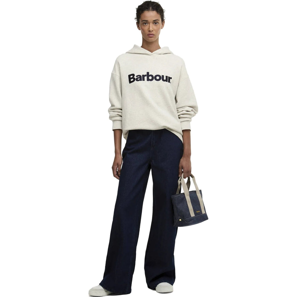 Felpe con cappuccio Donna Barbour - Hartland Hoodie - Bianco