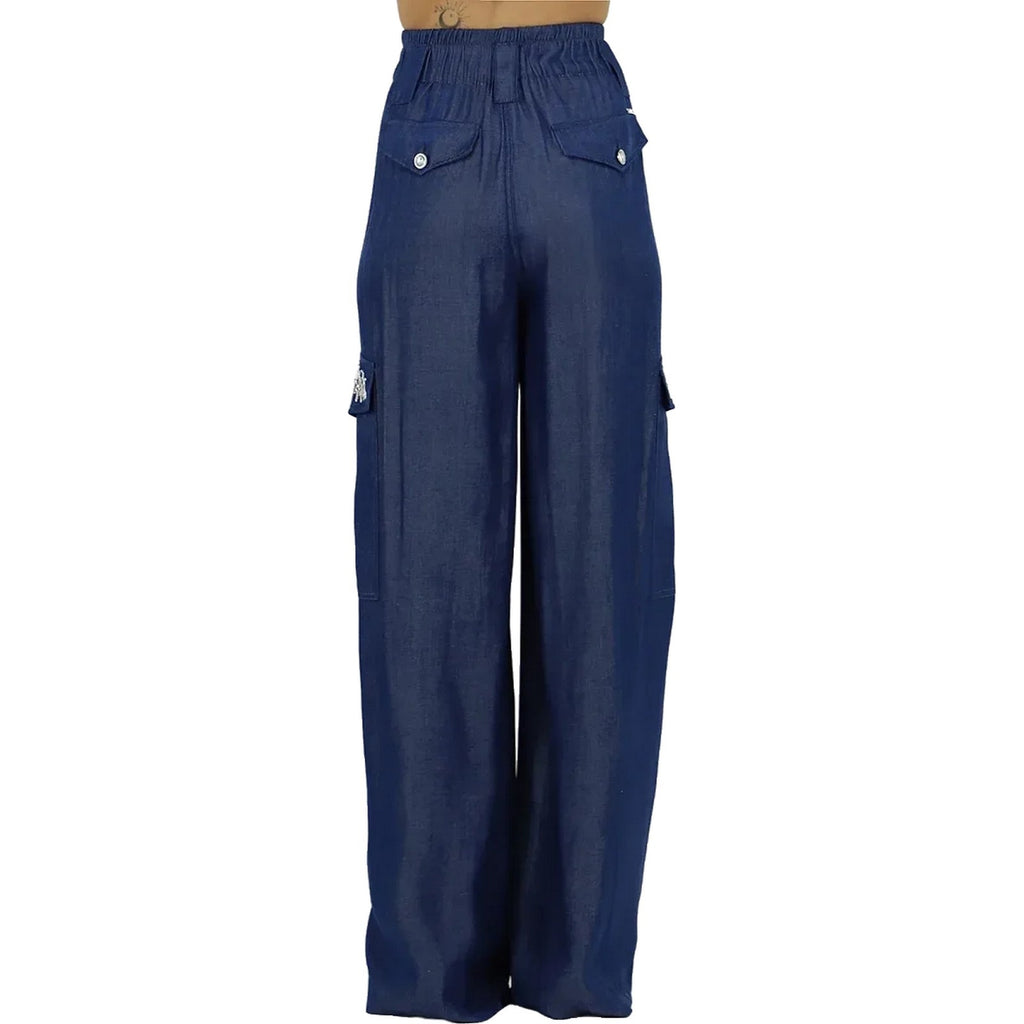Pantaloni Donna Liu Jo - Pantalone denim - Blu-Gianni Foti