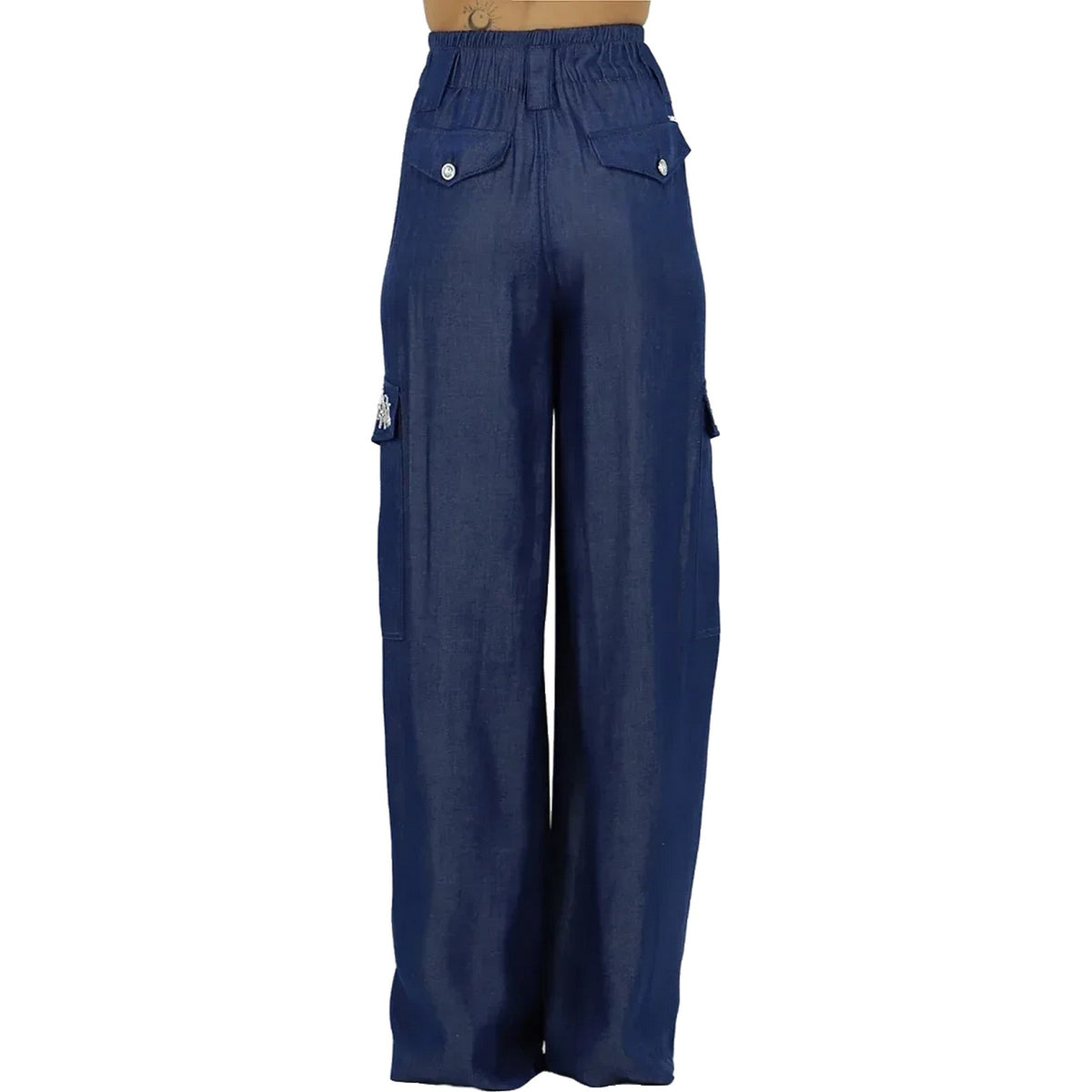 Pantaloni Donna Liu Jo - Pantalone denim - Blu-Gianni Foti