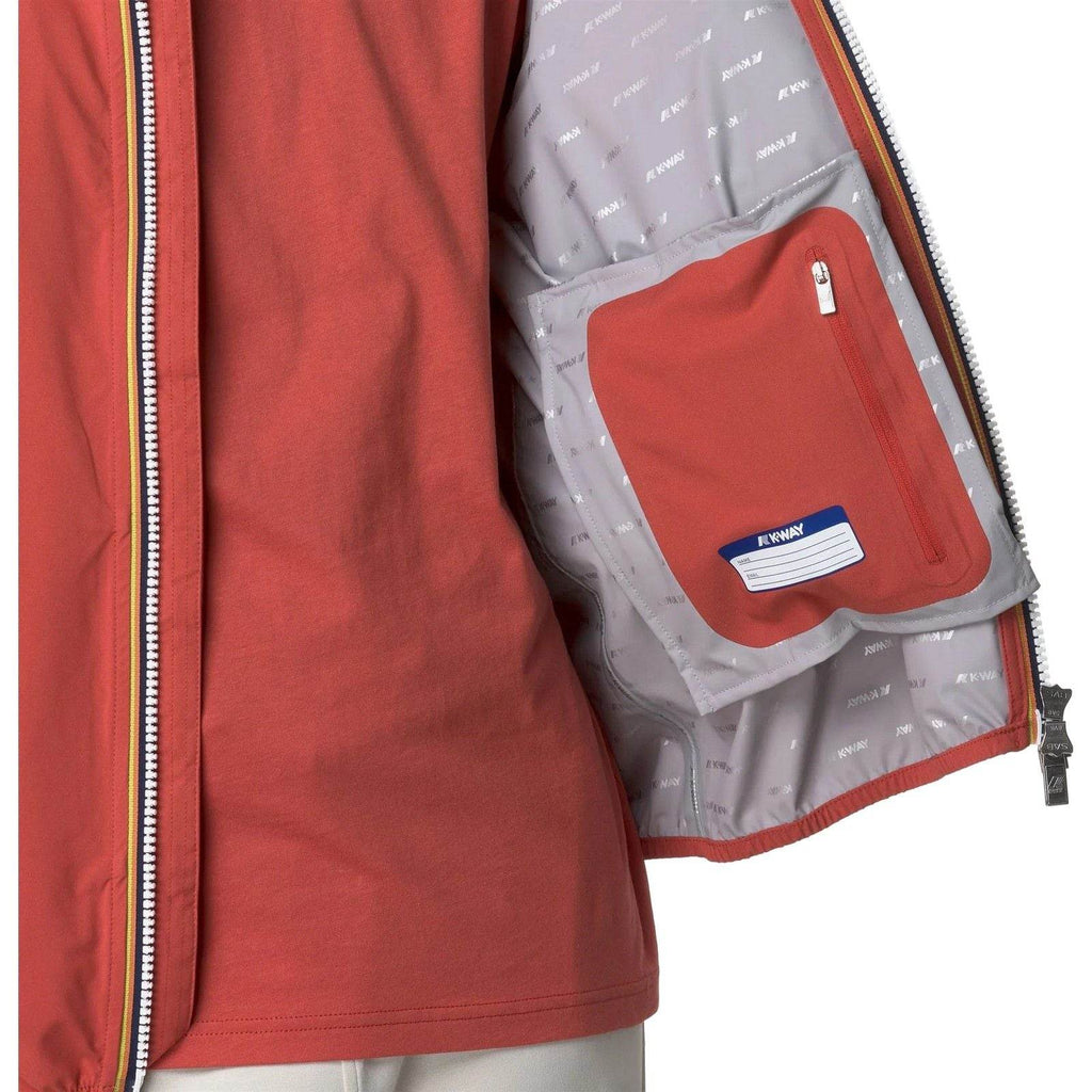 Giubbotti Uomo K-Way - Jack Eco Stretch Dot - Rosso-Gianni Foti