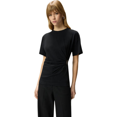 Maglie Donna Pinko - Mary Maglia Jersey Cotone Stre - Nero