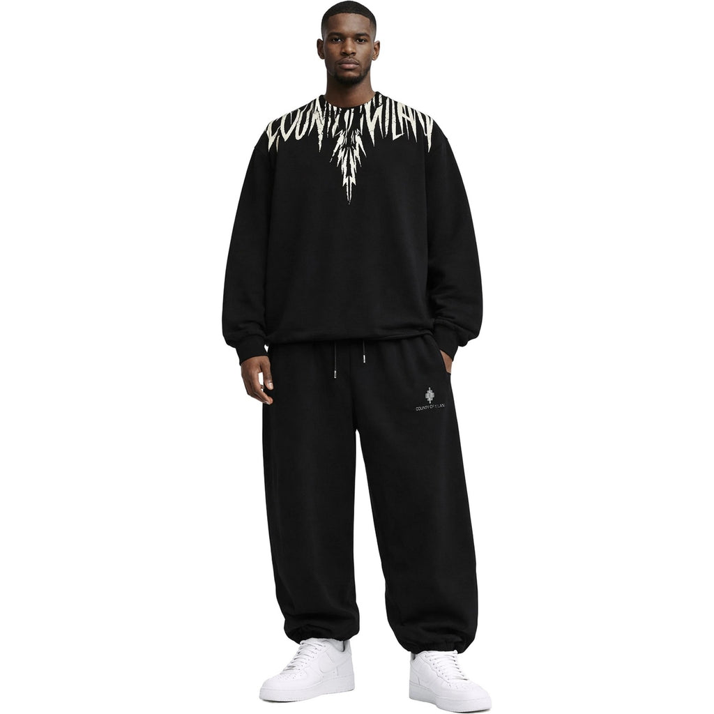 Felpe senza cappuccio Uomo County of Milan - Sweatshirt Man - Nero
