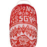 Zaini Casual Unisex Sprayground - Graffiti Wall Dlxsr Backpack - Rosso