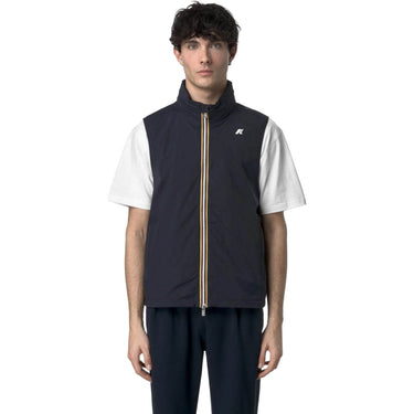 Gilet Uomo K-Way - Valen Stretch Nylon Jersey - Blu-Gianni Foti